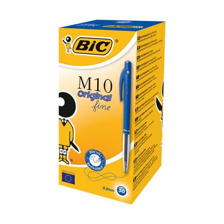Balpen BIC M10 fijn blauw 0.35mm